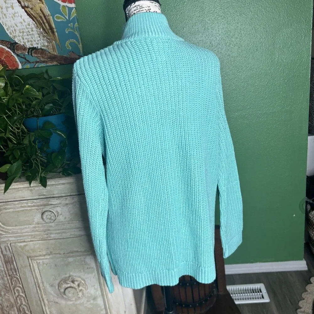 Blair Mint Green Cardigan Sweater Baggy Large